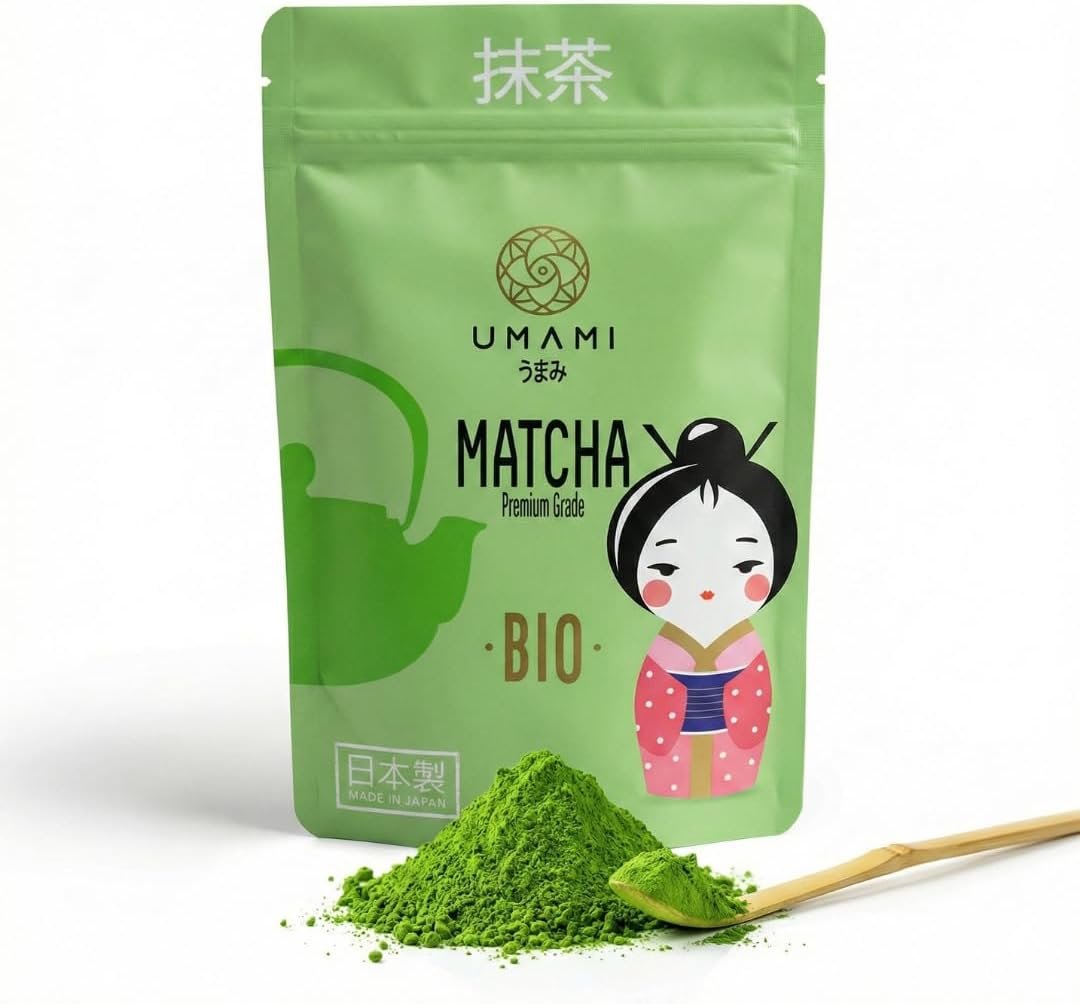 Polvere di tè verde matcha biologico